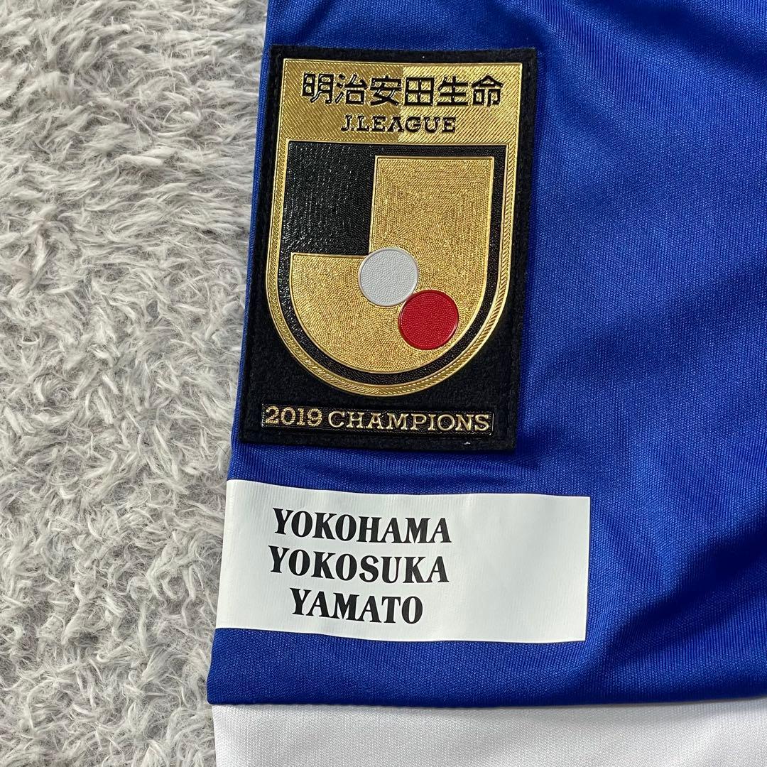 アディダス　サッカーシャツ　ゲームシャツ　横浜F・マリノス　ボーダー　Lサイズ