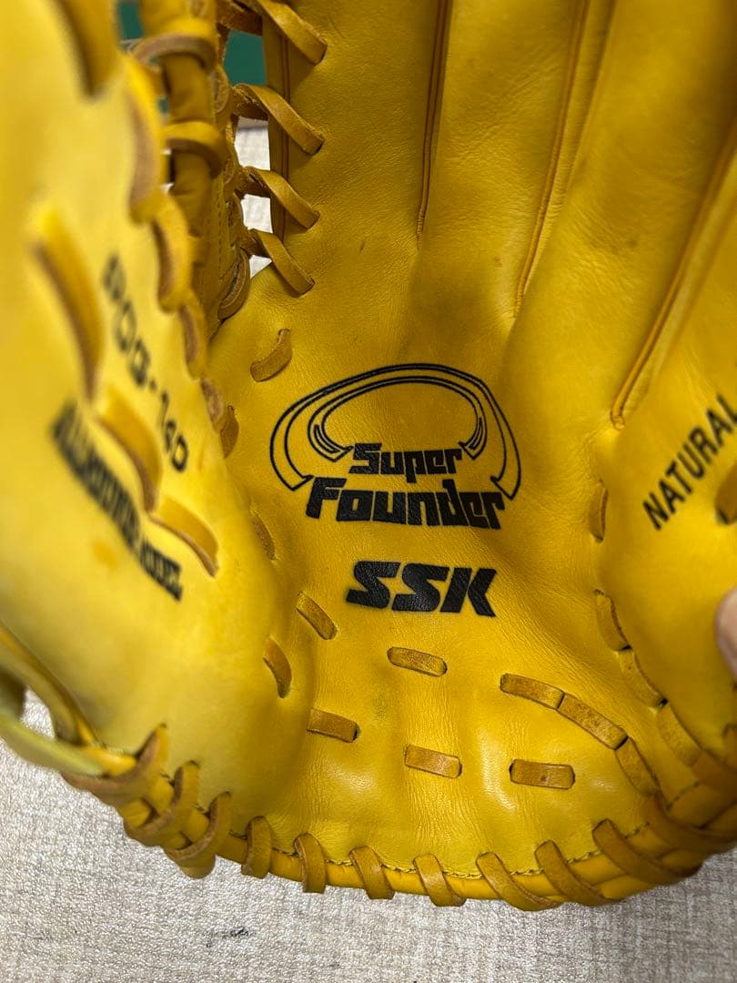 SSK SUPER FOUNDER POG-140 ライトタン　ボール付き