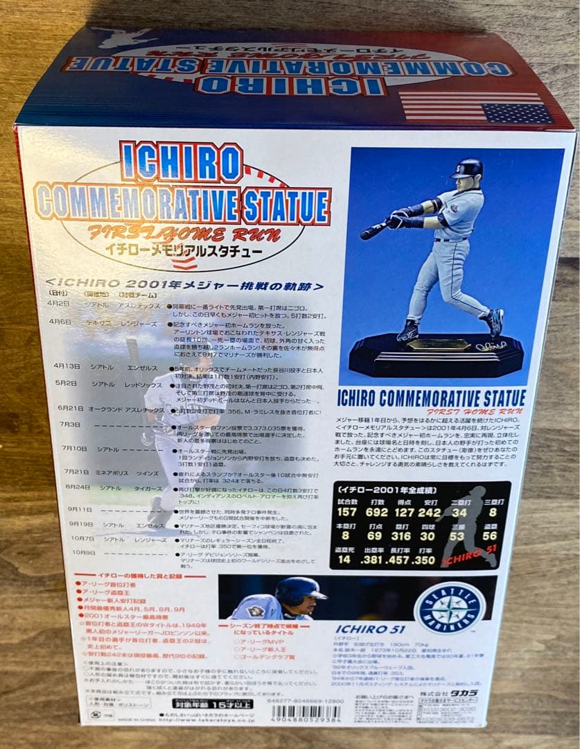 【イチロー】イチロー メモリアル スタチュー / 新品・未開封 / 極美品