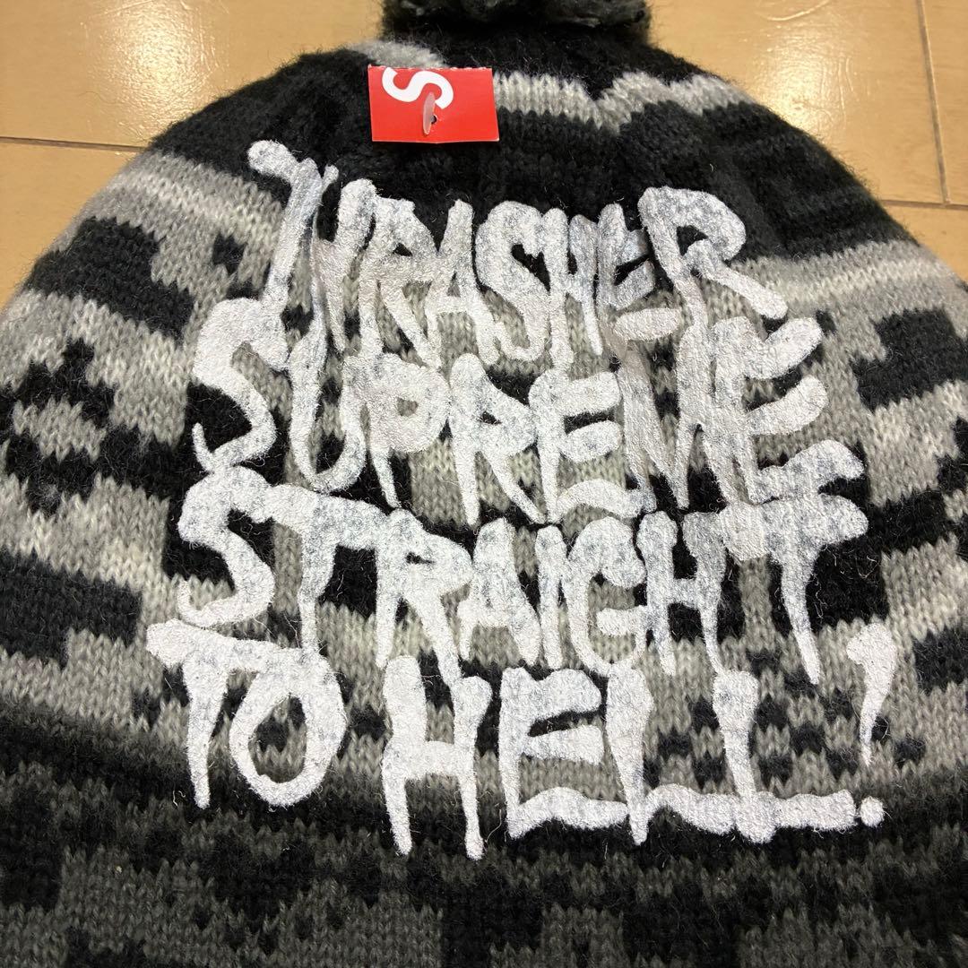 supremeスラッシャー ビーニー