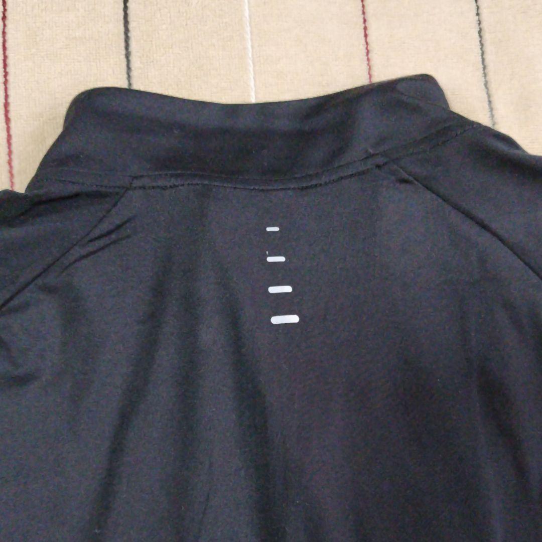 NIKE ストライド1/4ジップ ランニングシャツ 黒 2XL