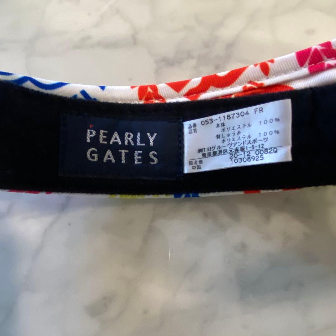 新品同様　PEARLY GATES メンズ　バイザー
