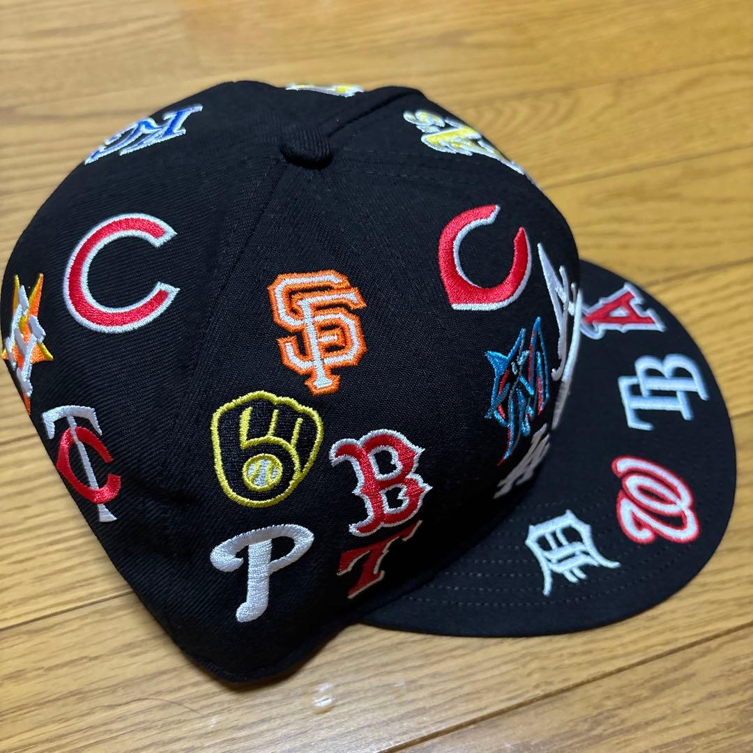 【海外限定‼️】 MLB全チームロゴNEWERA 59FIFTY CAPキャップ