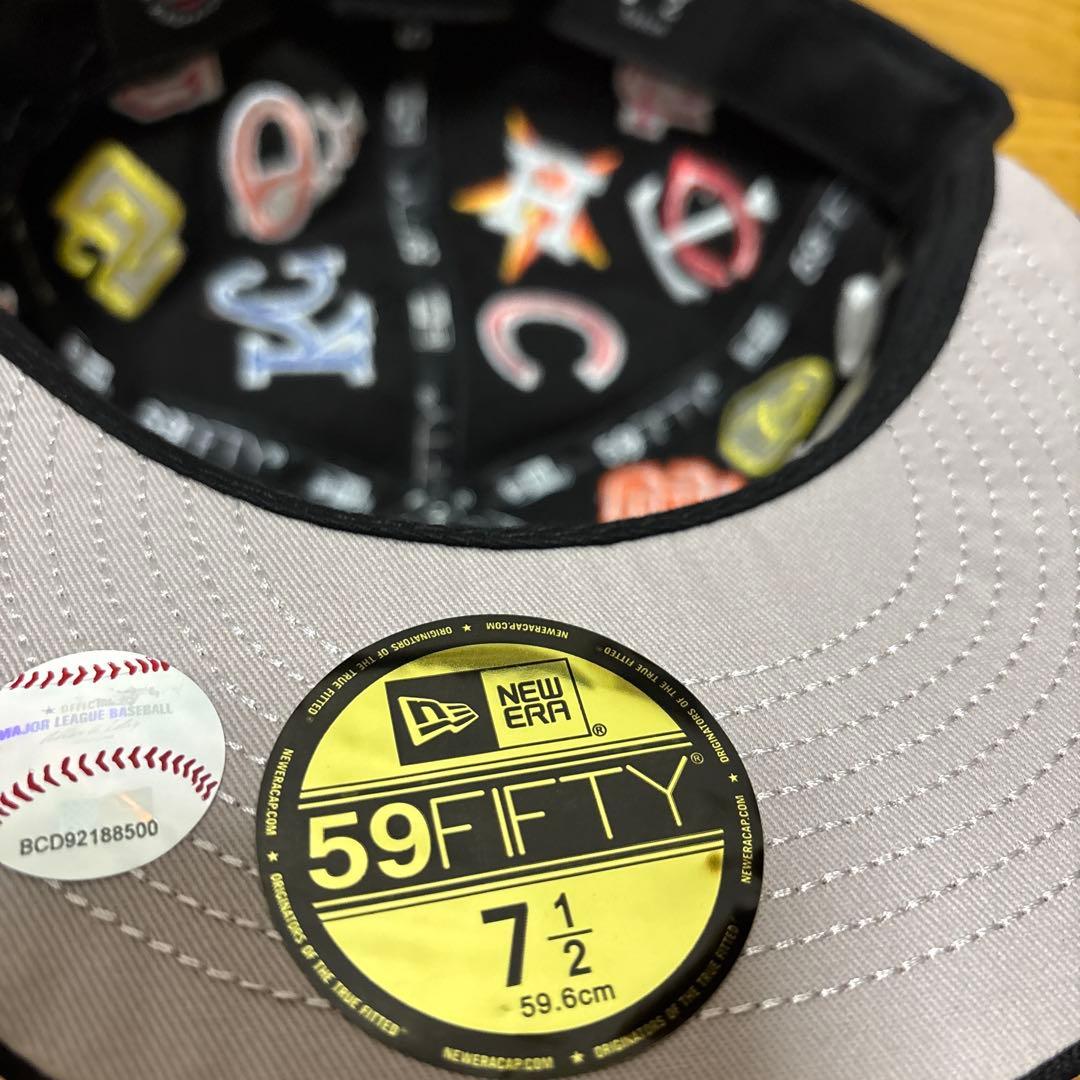【海外限定‼️】 MLB全チームロゴNEWERA 59FIFTY CAPキャップ