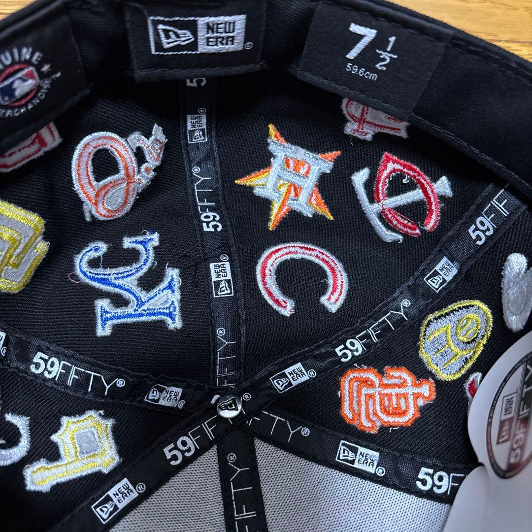 【海外限定‼️】 MLB全チームロゴNEWERA 59FIFTY CAPキャップ