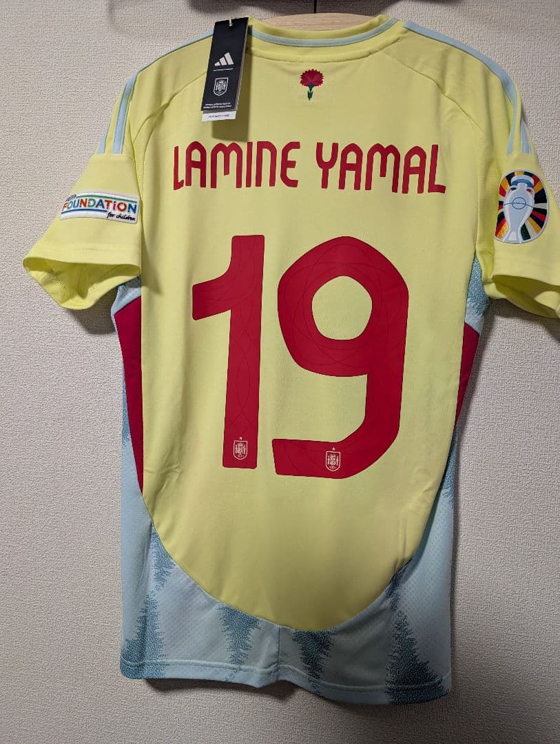 正規品　EURO2024優勝　スペイン代表 ラミン・ヤマル　19番