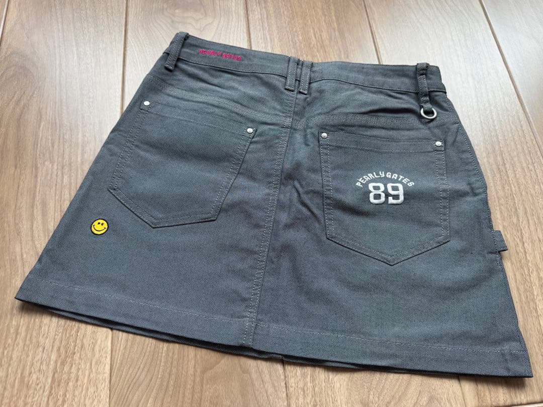 パーリーゲイツ　グレー ゴルフ　スカート サイズ1 新品