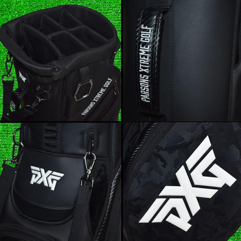 PXG/ゴルフ スタンド式 キャディバッグ【ブラック/カモ】超美品！