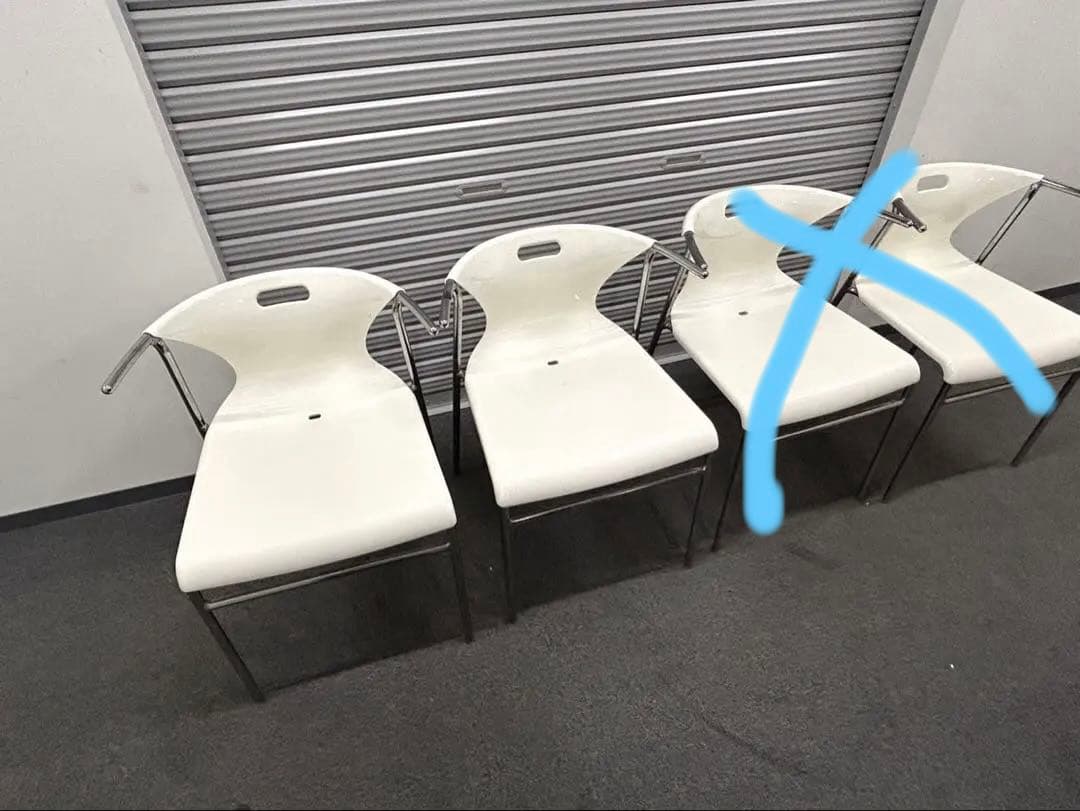 90s OLD IKEA ELMER スタッキング チェア ポストモダン　2脚