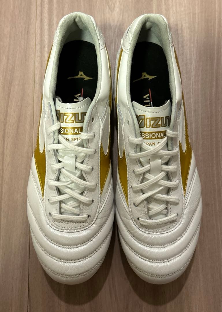 【新品未使用】MIZUNO MORELIA Ⅱ JAPAN ミズノモレリア 白金