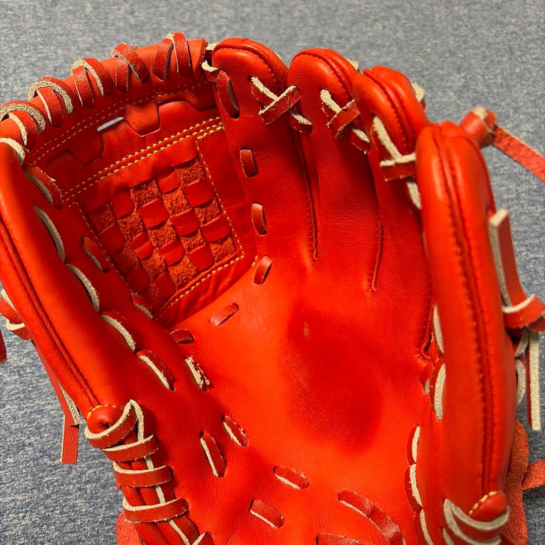Under Armour 軟式野球グローブ オレンジ 未使用 汚れあり