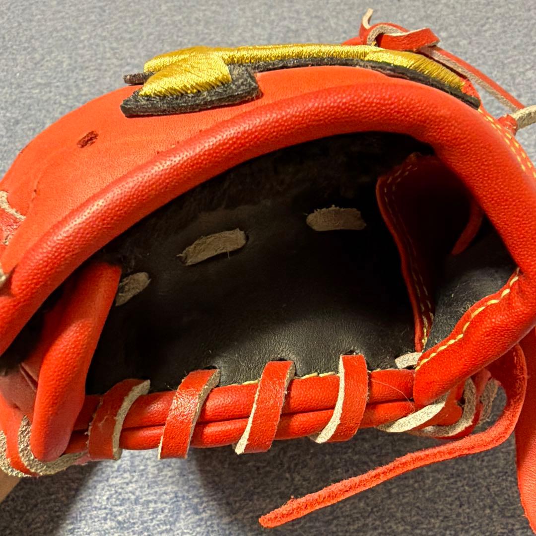 Under Armour 軟式野球グローブ オレンジ 未使用 汚れあり