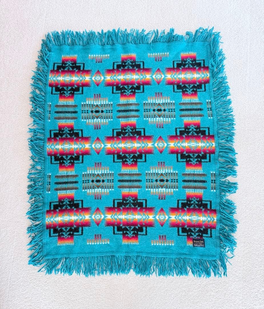 ペンドルトン Beaver State USA製ウールブランケット 78x98
