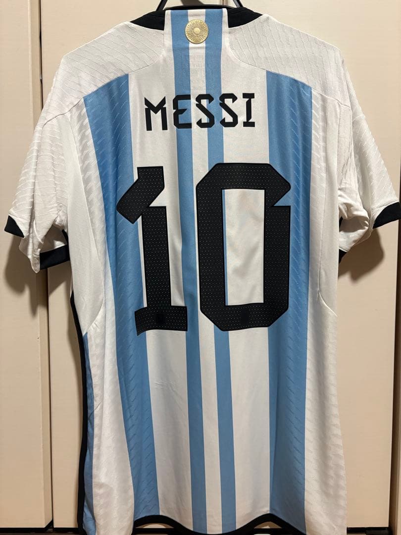 【伝説の一枚・新品】メッシ アルゼンチン代表 W杯決勝仕様 オーセンティック