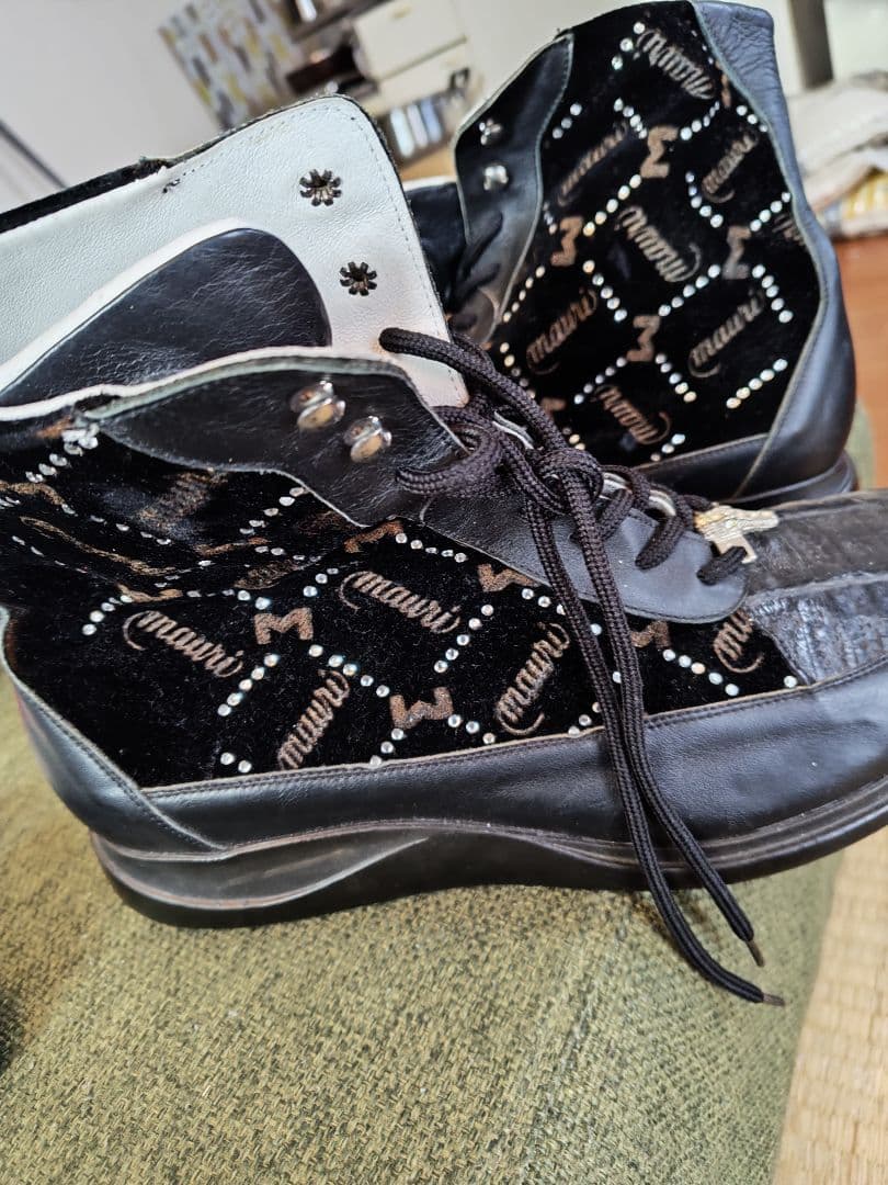ボクシング MAURI ITALIAN SHOES 12-45 size LEATHER