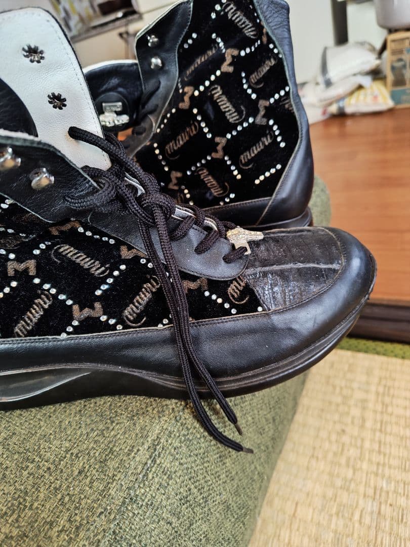 ボクシング MAURI ITALIAN SHOES 12-45 size LEATHER