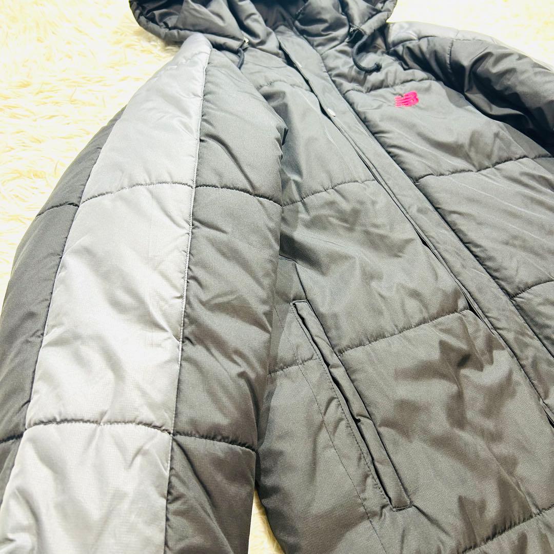 洗える♪new balance ベンチコート　フード付 取外可　ユニセックスXL