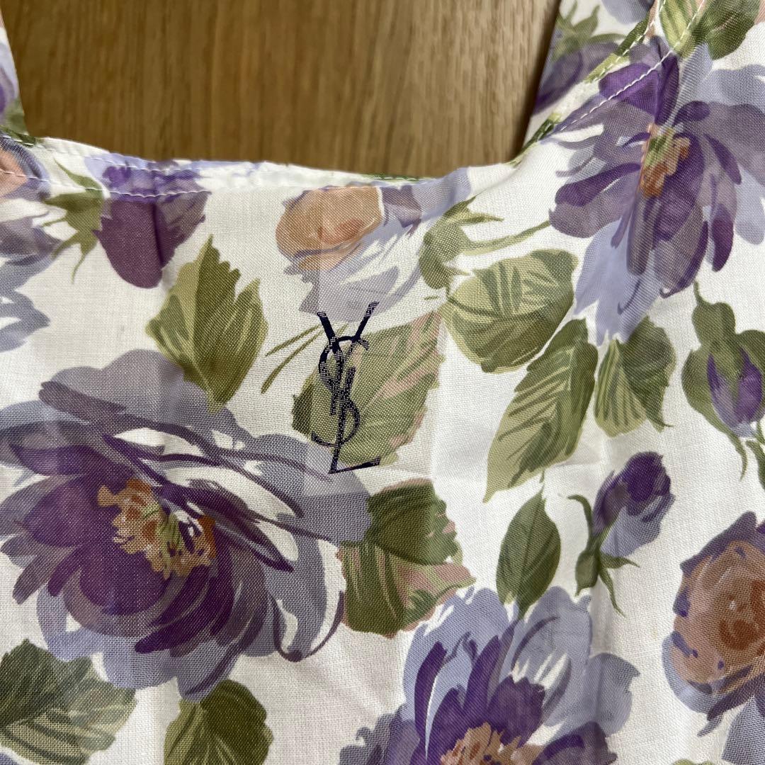 Yves Saint Laurent 花柄エプロン