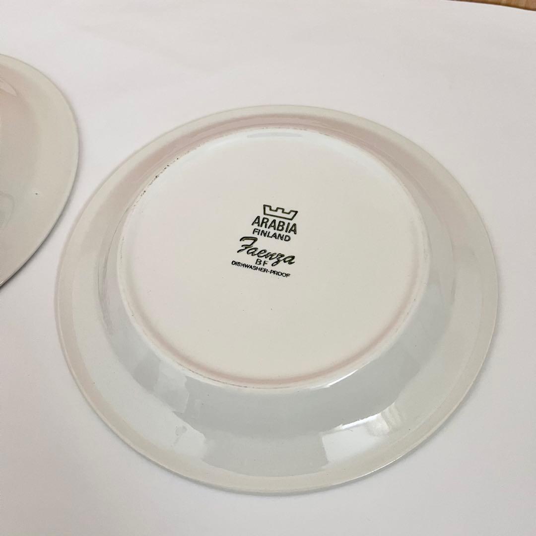 アラビア ファエンツァ 17cm プレート 2枚セット