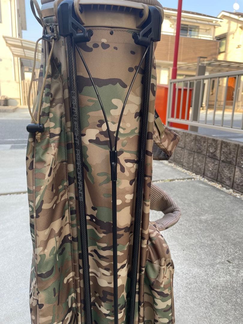 サンマウンテン　スタンドバッグ　迷彩