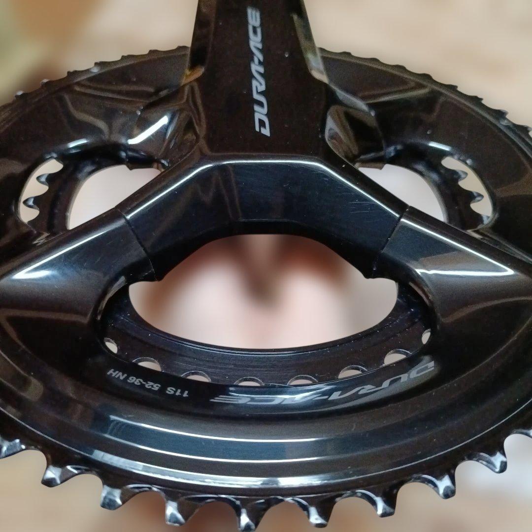 良品　DURACE FC-09 クランクセット 11S　 52/36　170