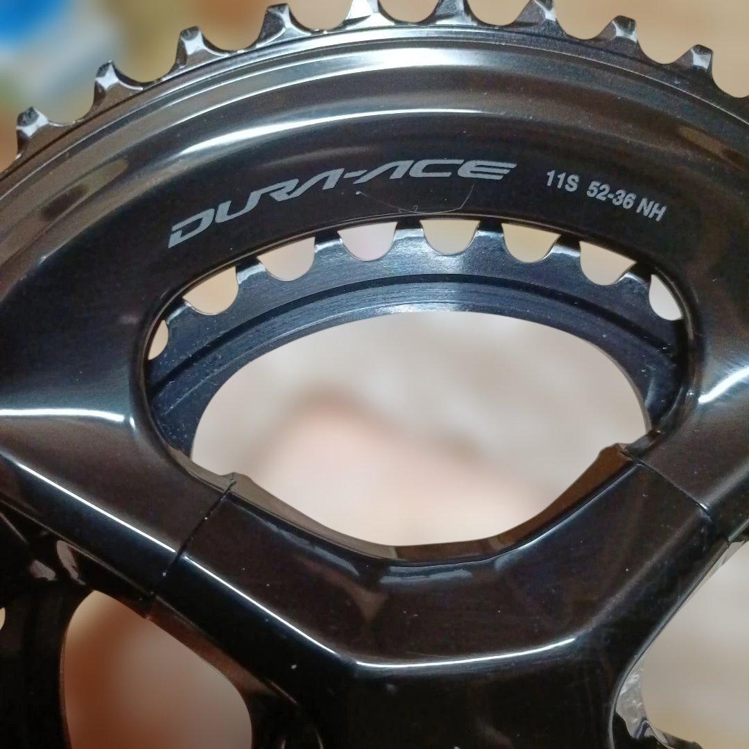 良品　DURACE FC-09 クランクセット 11S　 52/36　170