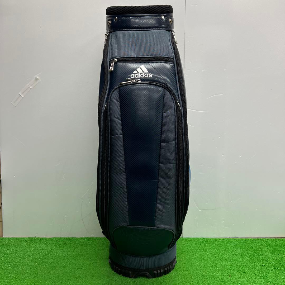 アディダス adidas ゴルフバッグ　8インチ　ブルー　メンズ　中古品