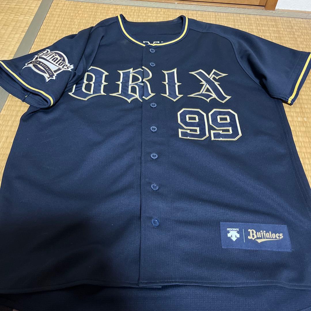 オリックスバファローズ 杉本裕太郎 レプリカユニフォーム サイズL デサント製