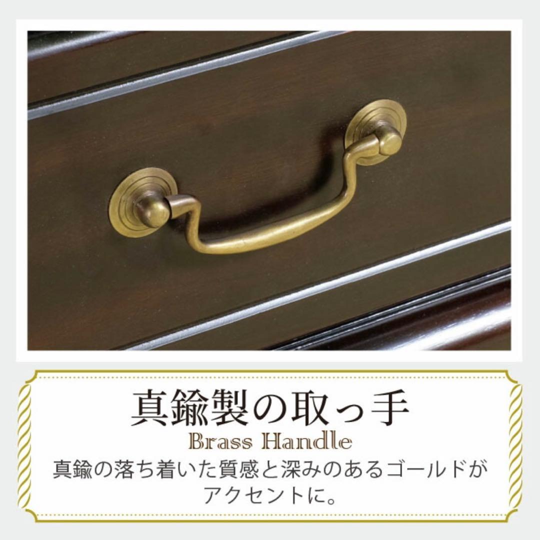 F 新品 アンティーク調 テレビボード テレビ台 ブラウン ラック TV AV