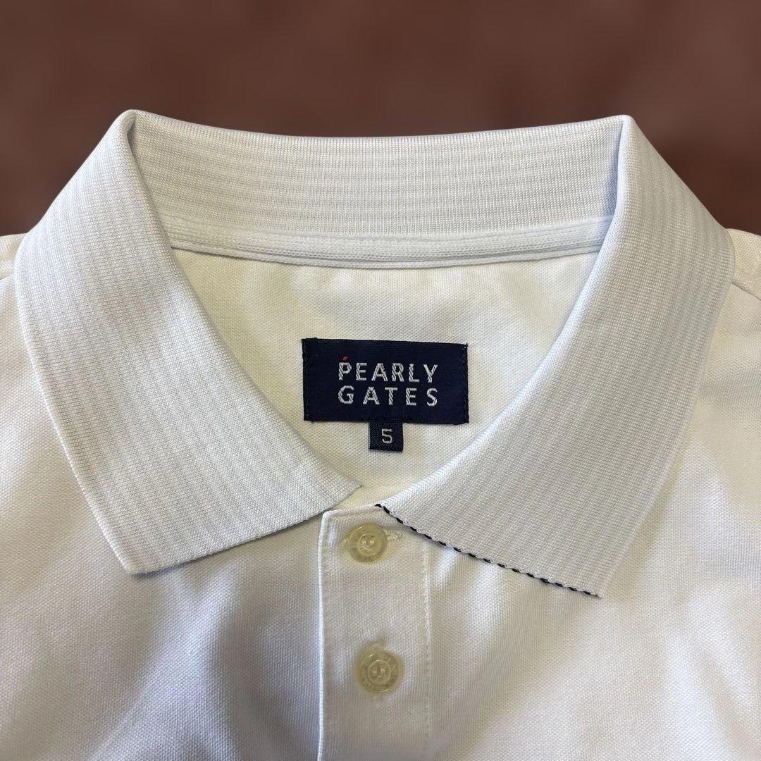 PEARLY GATES PGM4G ポロシャツ サイズ5 ホワイト
