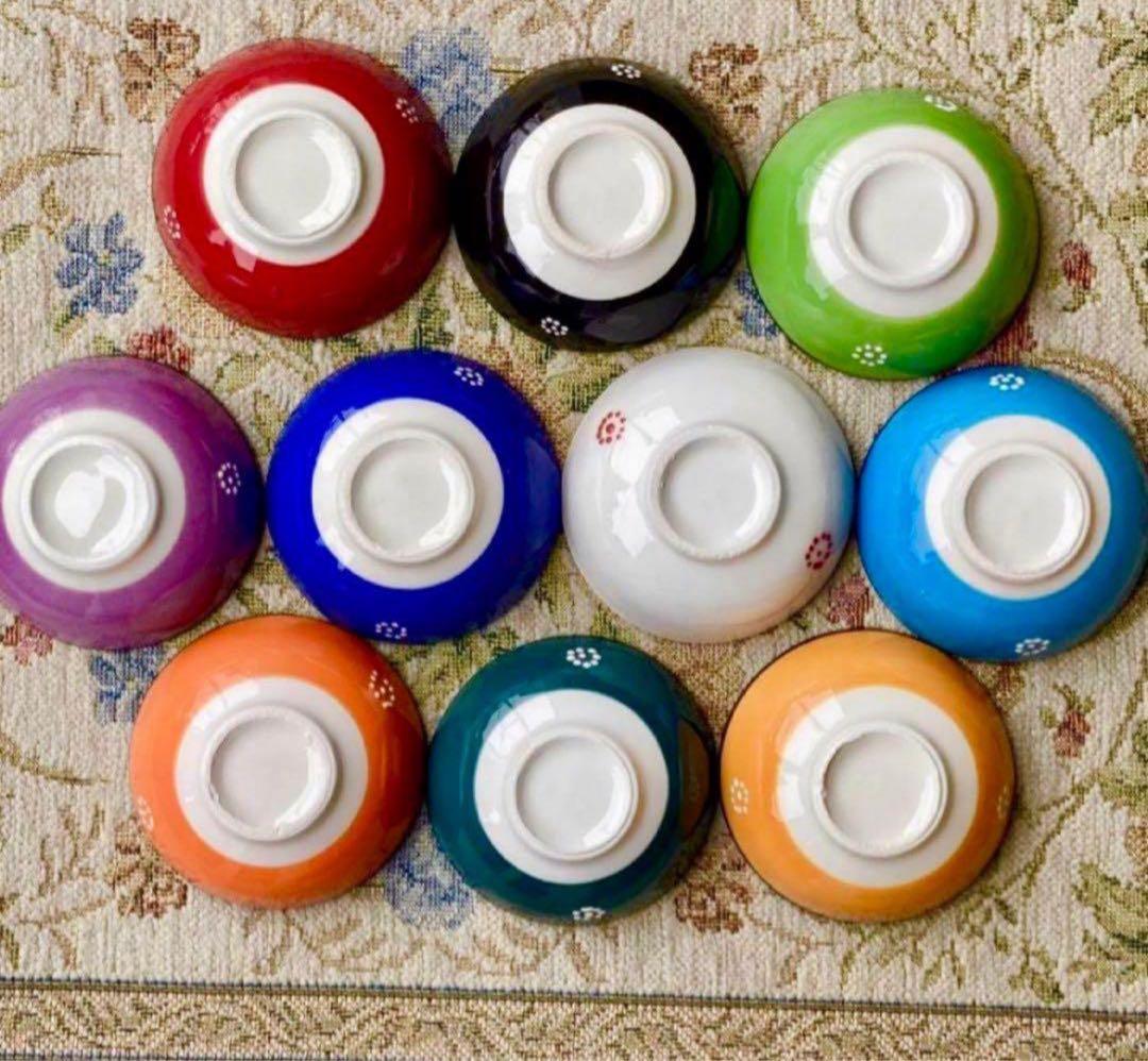 10個セット‼︎【トルコ】ハンドメイド ボウル 小物入 キュタフヤ陶器 小皿 小鉢