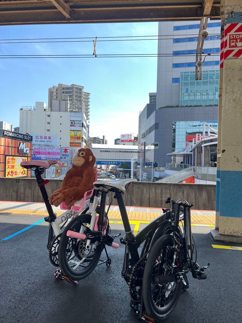 カーボンフレーム 電動変速 Brompton系 折りたたみ自転車 16インチ