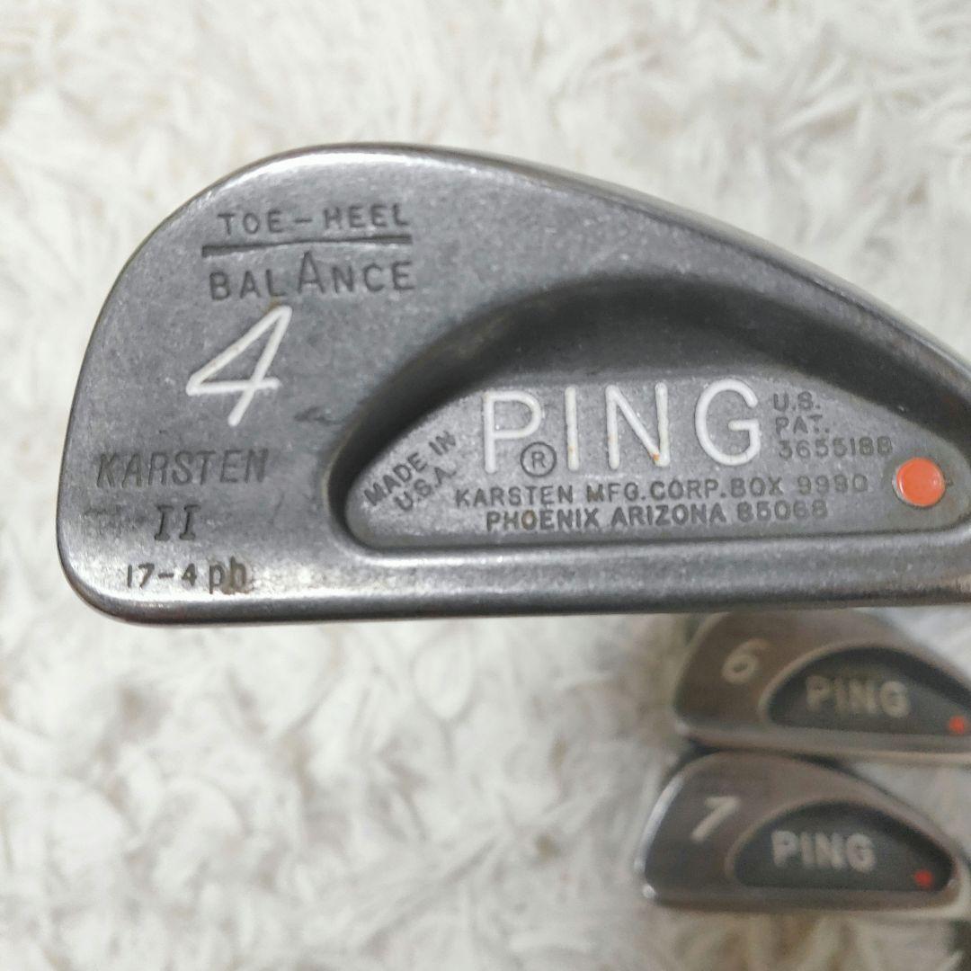 ピン PING KARSTEN Ⅱ ゴルフクラブ アイアンセット オレンジドット