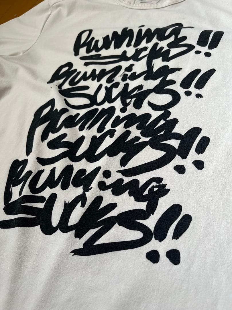 Answer4 アンサー4 Running Sucks!! 半袖Tシャツ L