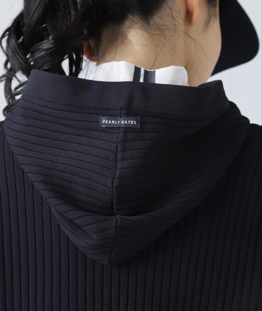 超美品☆PEARLY GATES ポリエステルアーンmmフーディニットワンピース