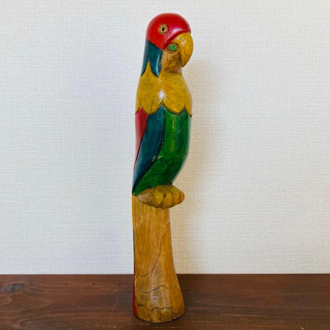 木彫りの鳥　ジャマイカ　ハンドメイド