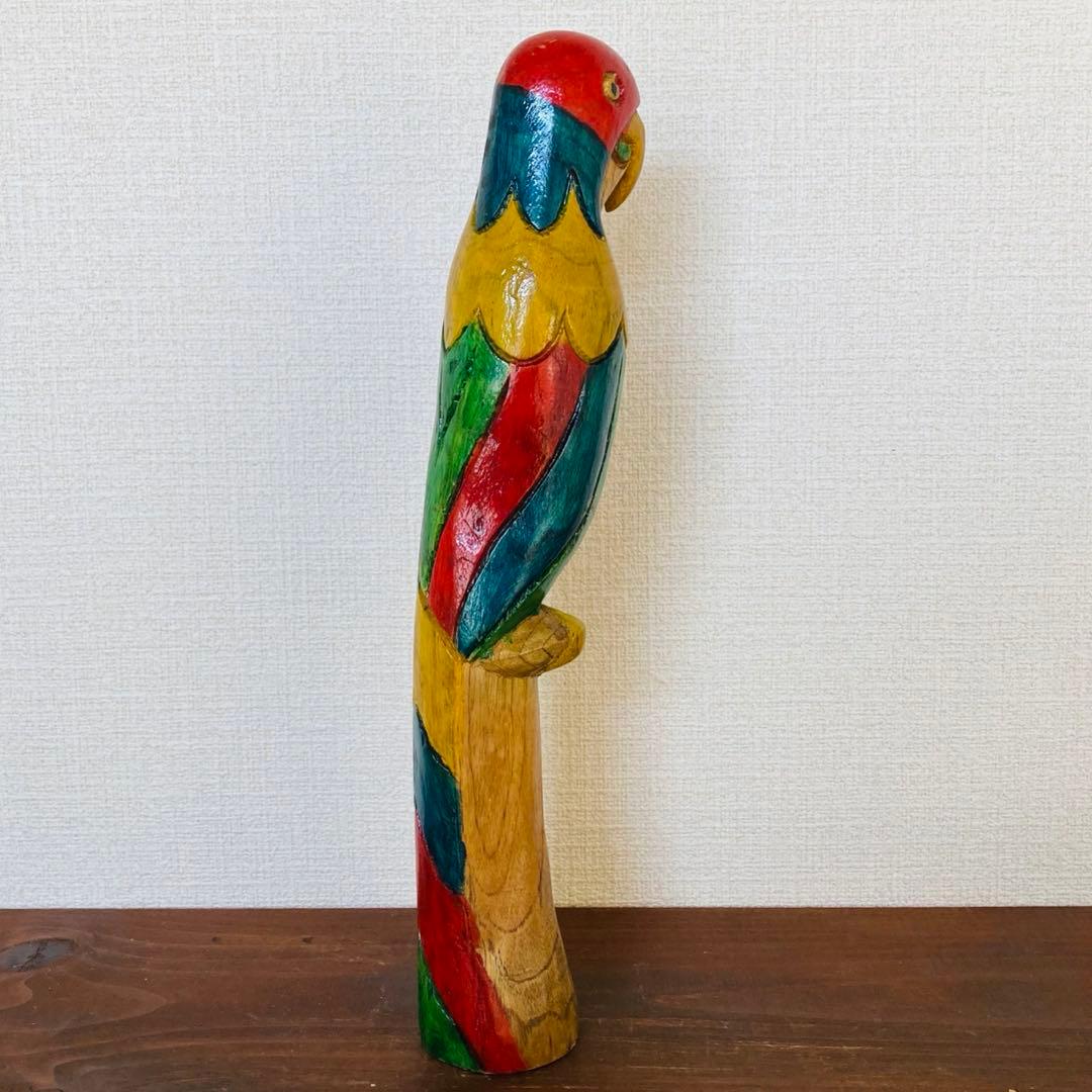 木彫りの鳥　ジャマイカ　ハンドメイド