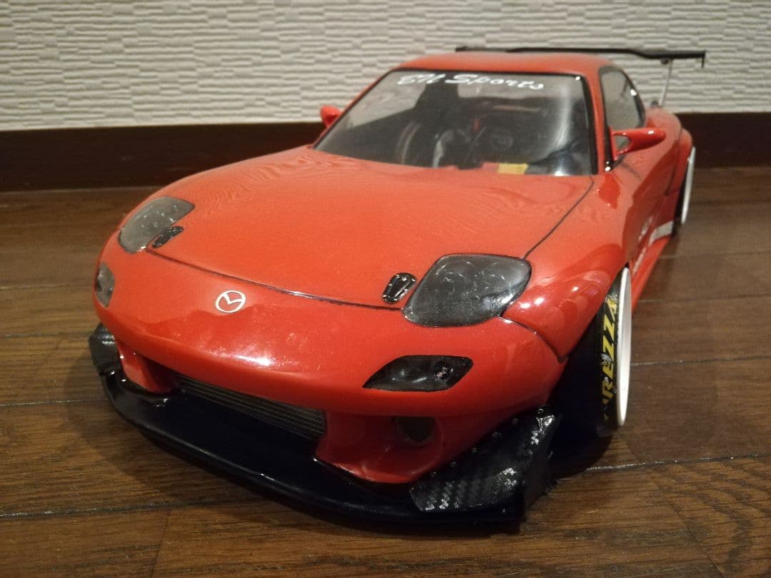 1/10 D-like ラジコン ボディ マツダ RX-7 RE雨宮 ドリパケ等
