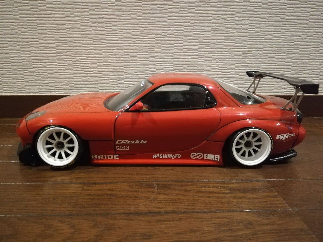 1/10 D-like ラジコン ボディ マツダ RX-7 RE雨宮 ドリパケ等