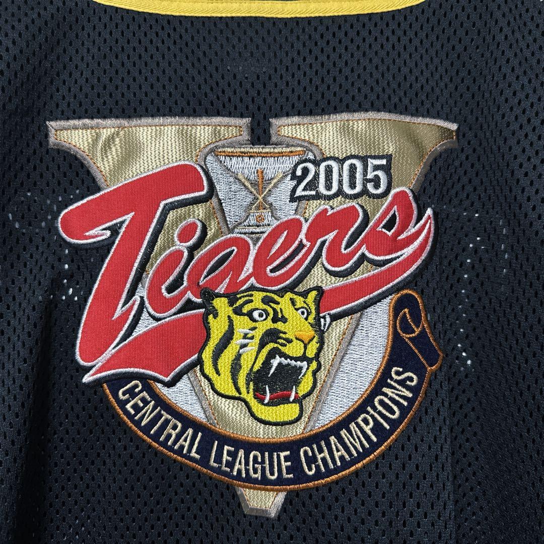 阪神 タイガース 2005年 チャンピオン 刺繍 ブラック ユニフォーム NPB