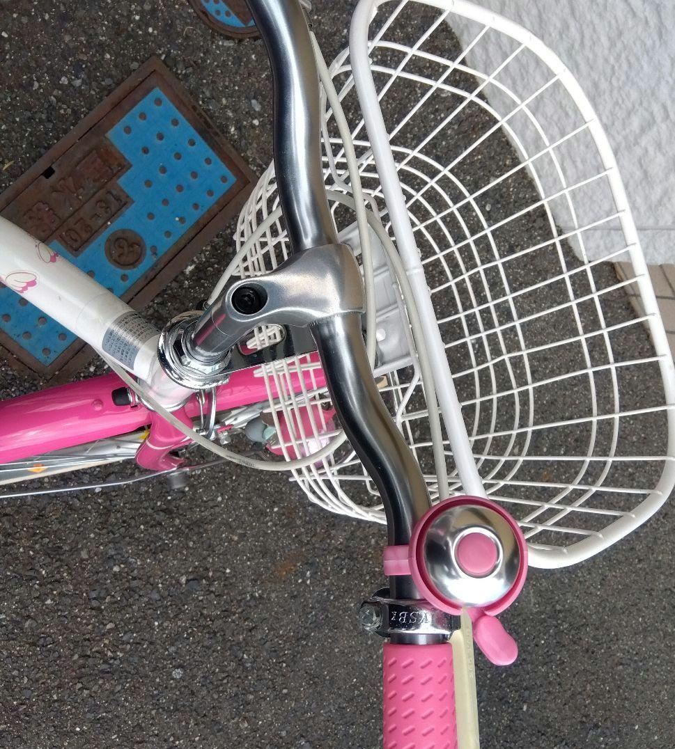 子供用自転車 ホワイト/ピンク 22インチ　手渡し限定！！滋賀県