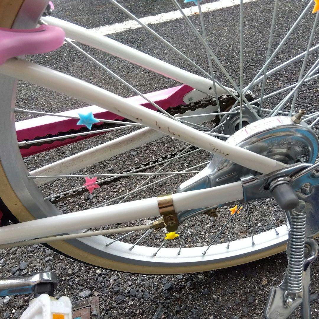 子供用自転車 ホワイト/ピンク 22インチ　手渡し限定！！滋賀県