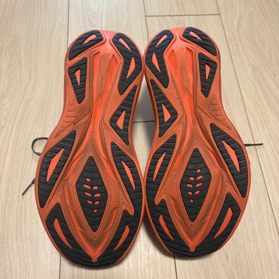 ASICS SUPERBLAST 2 26.5cm グレー/オレンジ