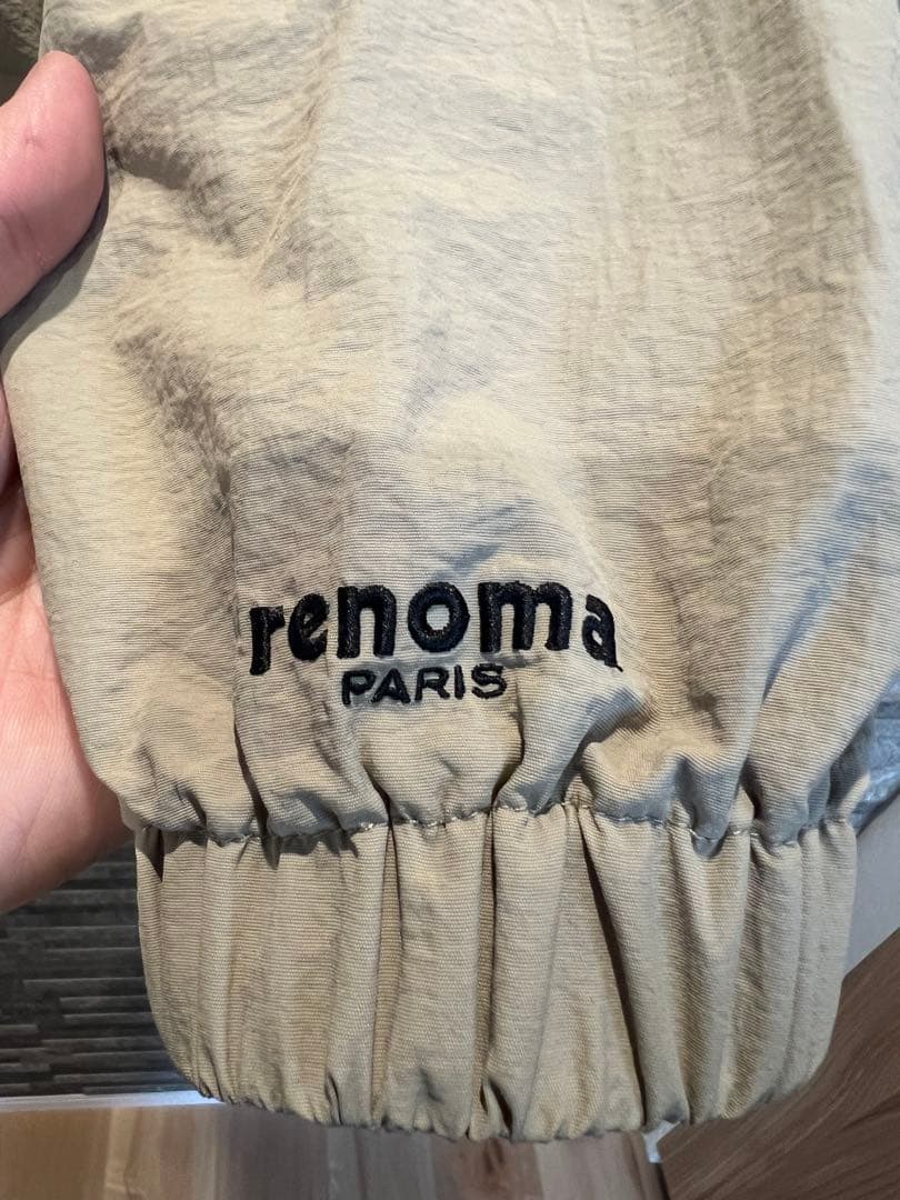 renoma golf　ナイロンセットアップ　ベージュ　上下XL