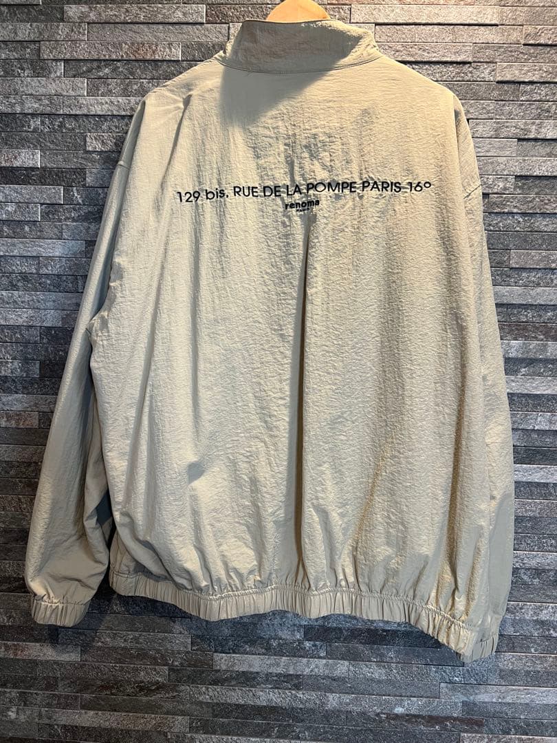 renoma golf　ナイロンセットアップ　ベージュ　上下XL
