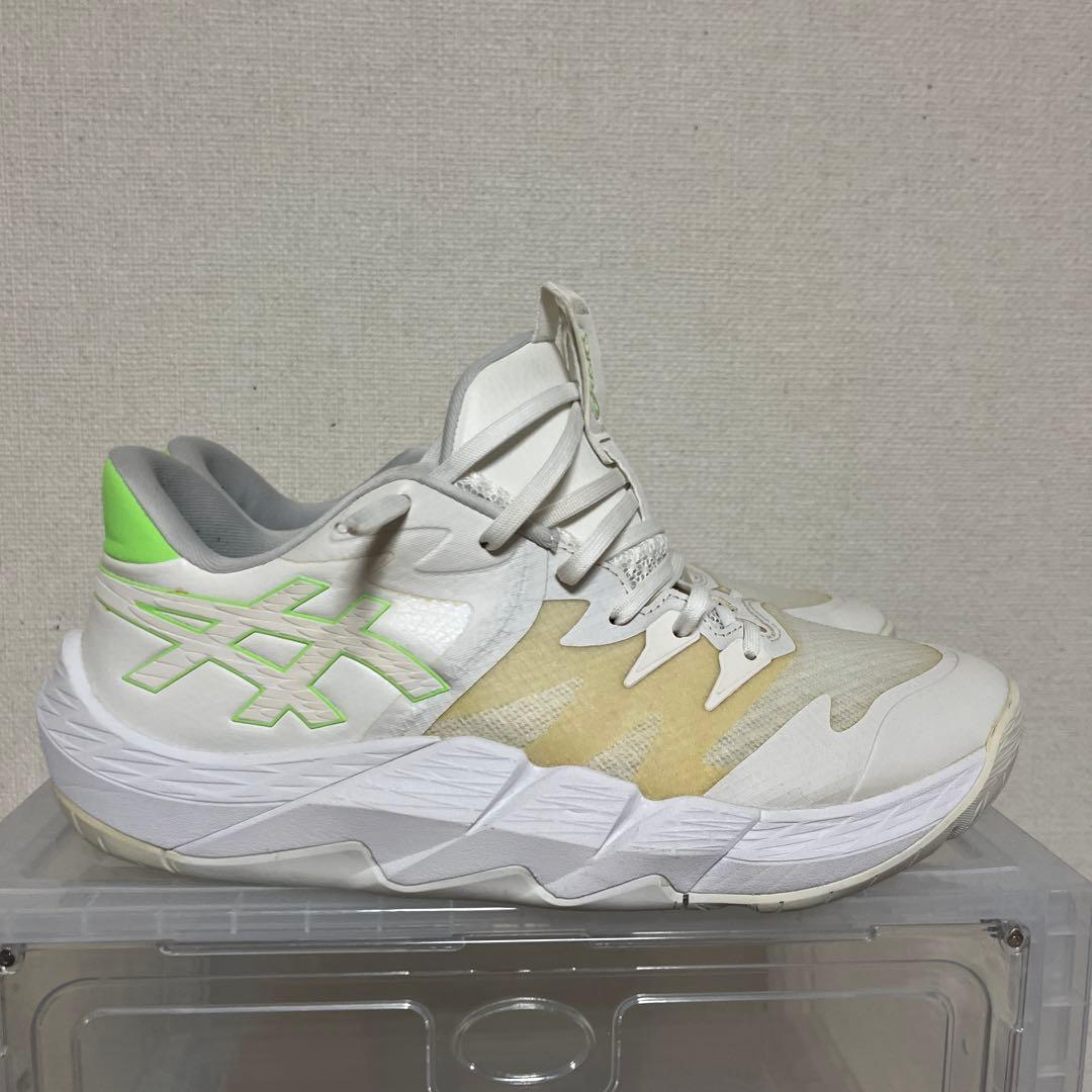 ASICS バスケットボールシューズ ホワイト/ライム