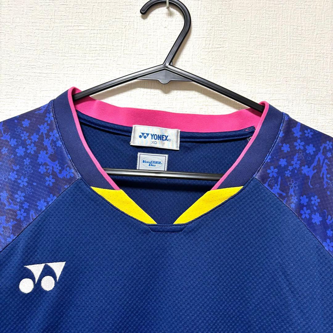 ヨネックス 日本代表 バドミントン ユニフォーム 半袖 廃盤デザイン メンズXO