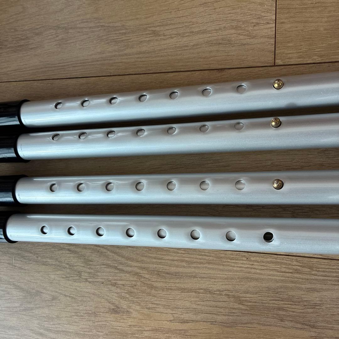 ロゴス　プッシュアップポール250cm　3本+不良品１本