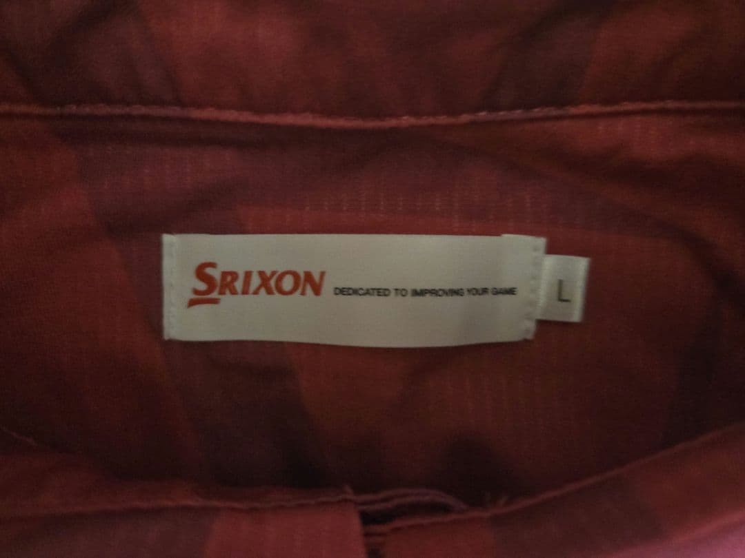 Srixon レクサス 赤 ゴルフポロ超美品L松山秀樹