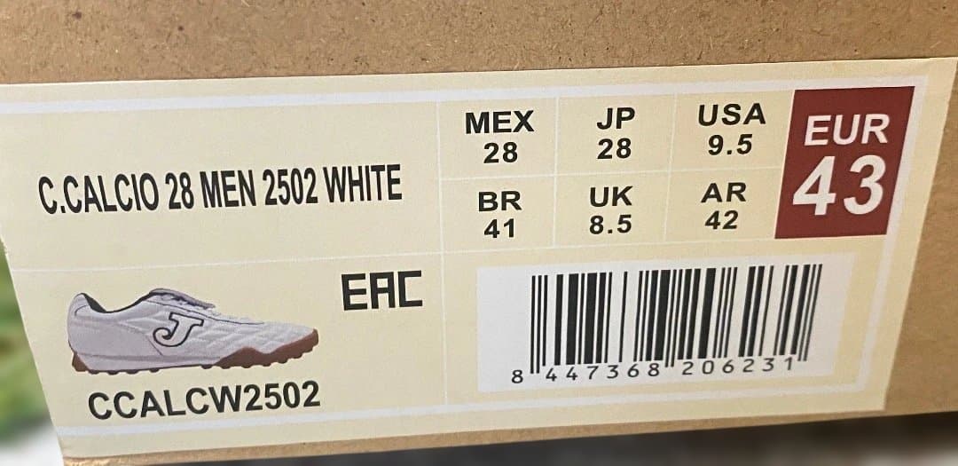 シューズ joma / C.CALCIO 28 MEN 2502 WHITE (28)
